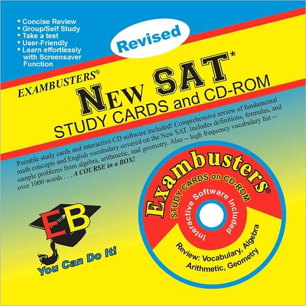 New SAT: Exambusters Study Cards & CD-ROM