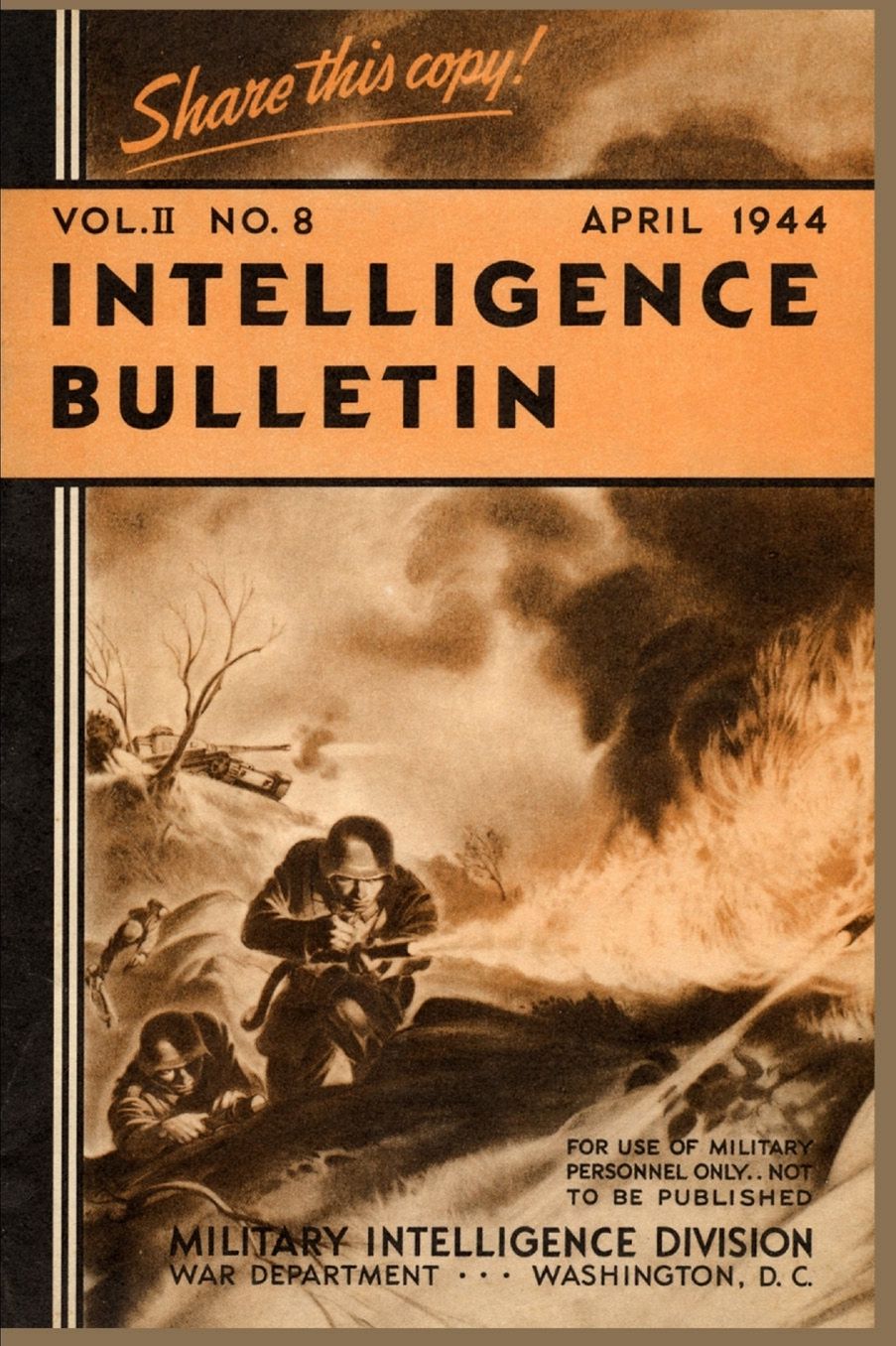 Intelligence Bulletin, April 1944, Volume 2 Number 4