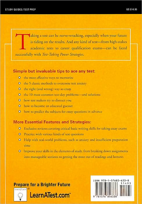 Test Taking Power Strategies