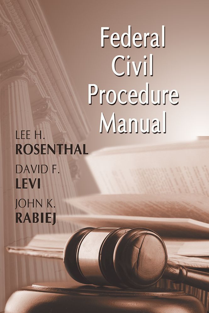 Federal Civil Procedure Manual - With CD