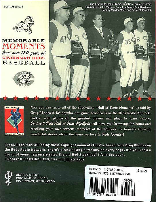 Cincinnati Reds Hall of Fame Highlights