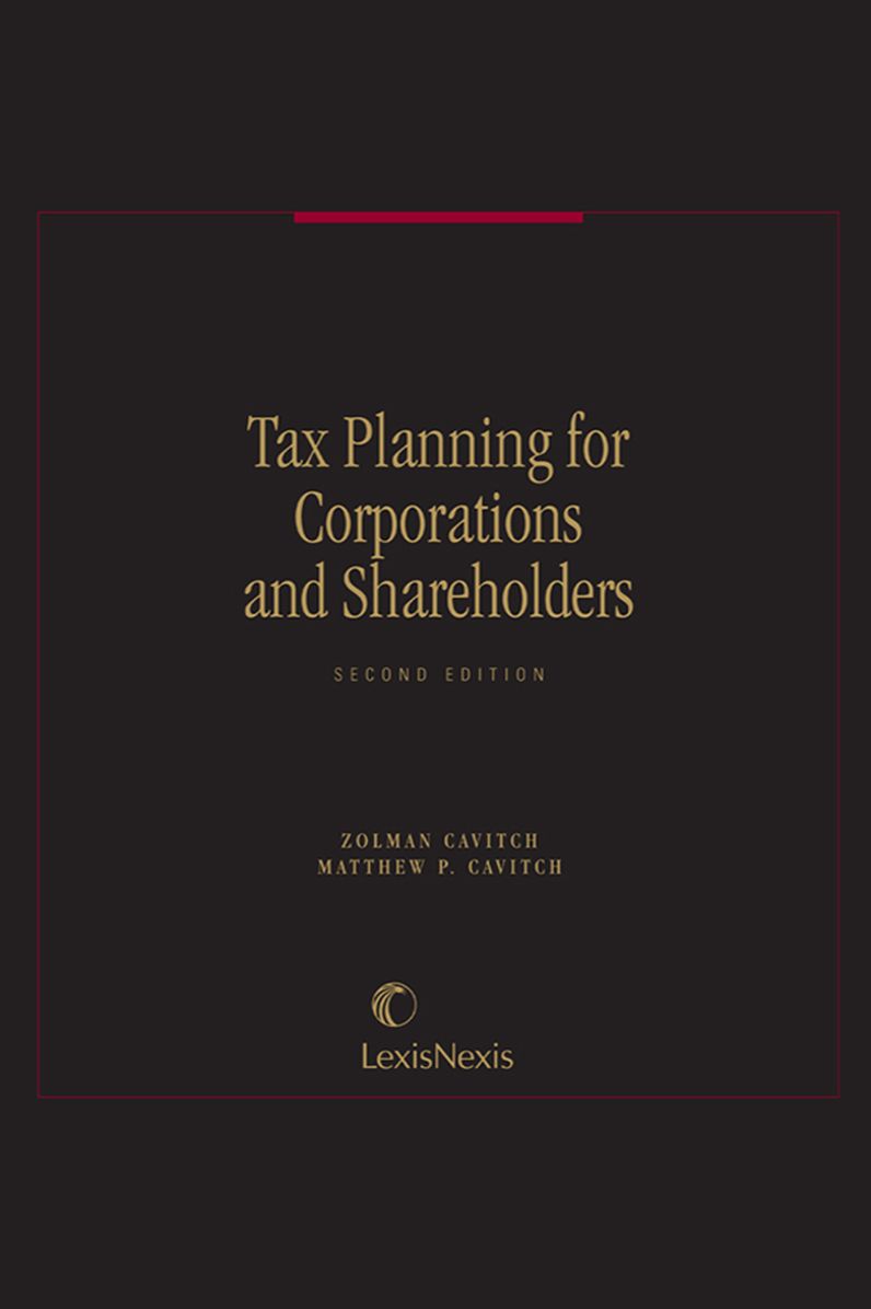 Tax Planning for Corporations and Shareholders