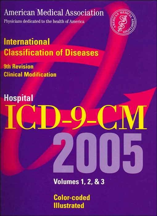 ICD-9-CM Hospital 2005, Vols. 1, 2, & 3, Full Size: Color-coded, Illustrated