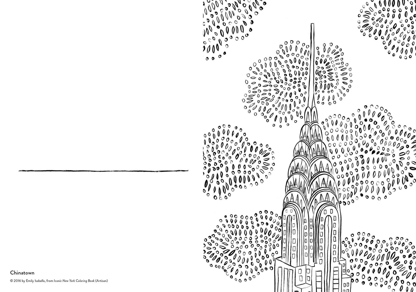 Iconic New York Coloring Book: 24 Sights to Fill In and Frame