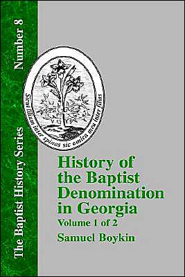 History of the Baptist Denomination in Georgia