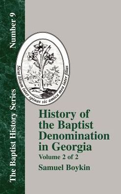 History of the Baptist Denomination in Georgia