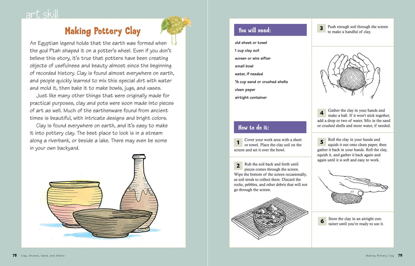 Nature's Art Box: From T-Shirts To Twig Baskets, 65 Cool Projects For Crafty Kids To Make With Natural Materials You Can Find Anywhere