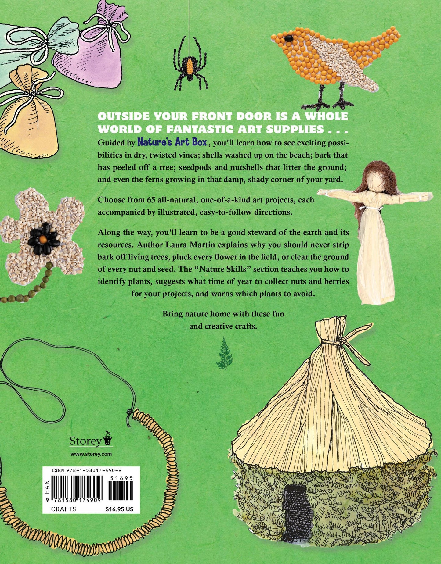 Nature's Art Box: From T-Shirts To Twig Baskets, 65 Cool Projects For Crafty Kids To Make With Natural Materials You Can Find Anywhere