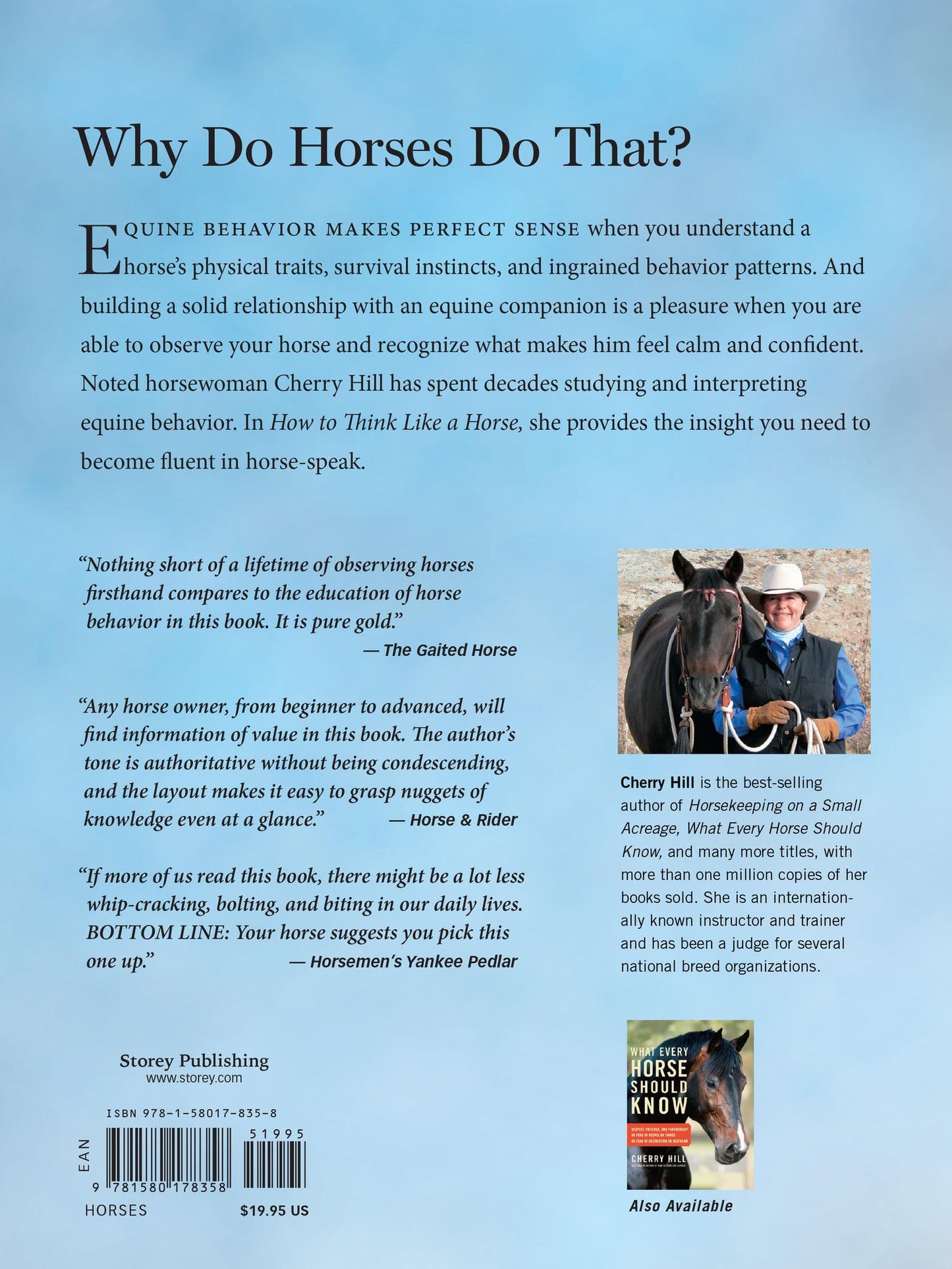 How to Think Like A Horse: Essential Insights for Understanding Equine Behavior and Building an Effective Partnership with Your Horse
