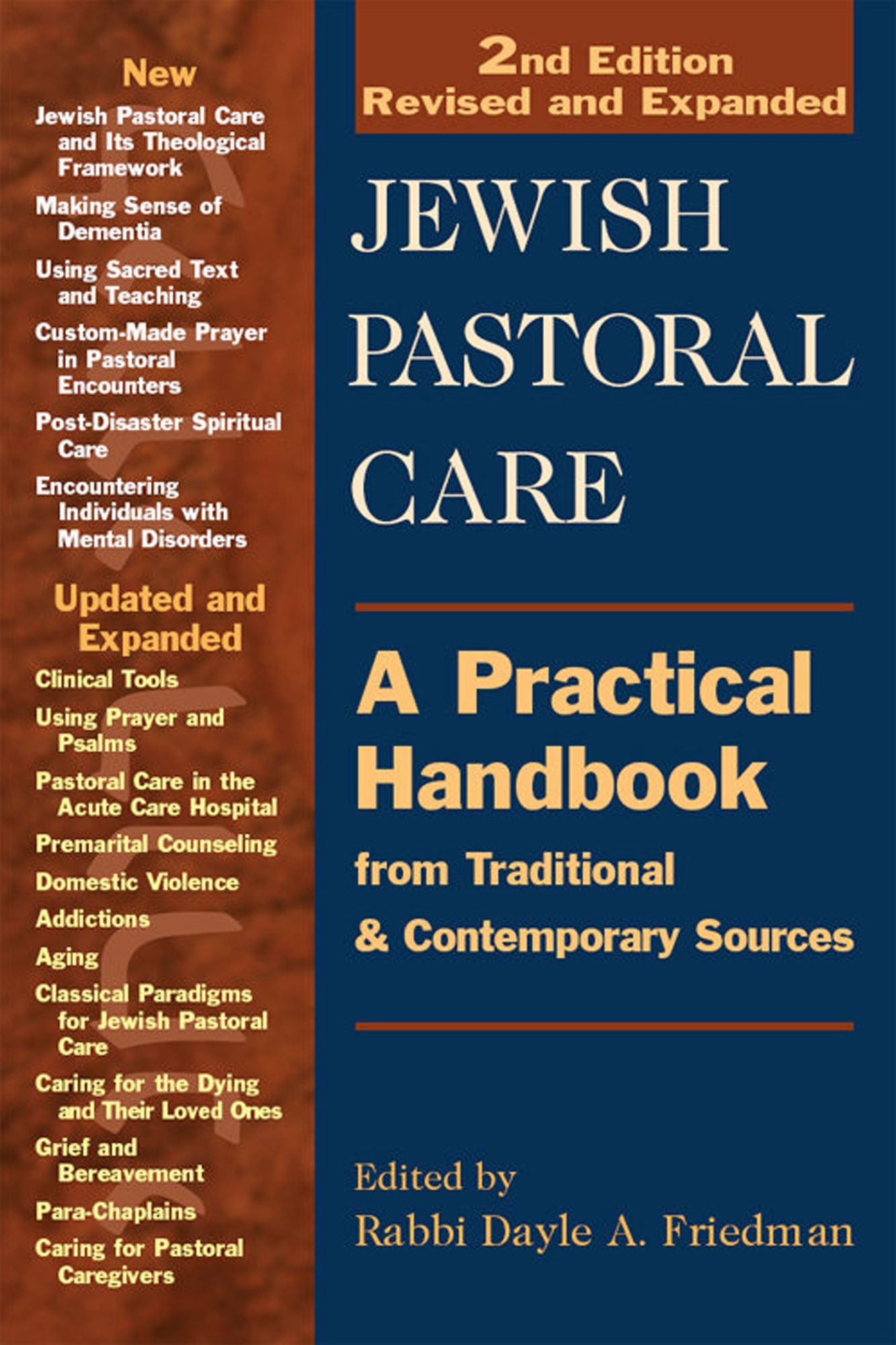 Jewish Pastoral Care: A Practical Handbook from Traditional & Contemporary Sources
