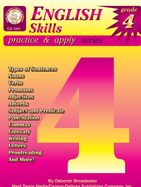 English Skills Practice and Apply: Grade 4
