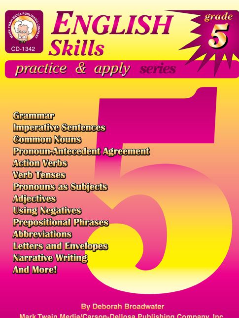 English Skills Practice and Apply: Grade 5