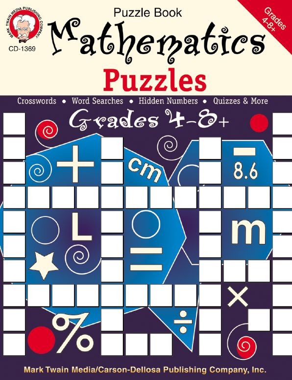 Mathematics Puzzles: Grades 4-8+