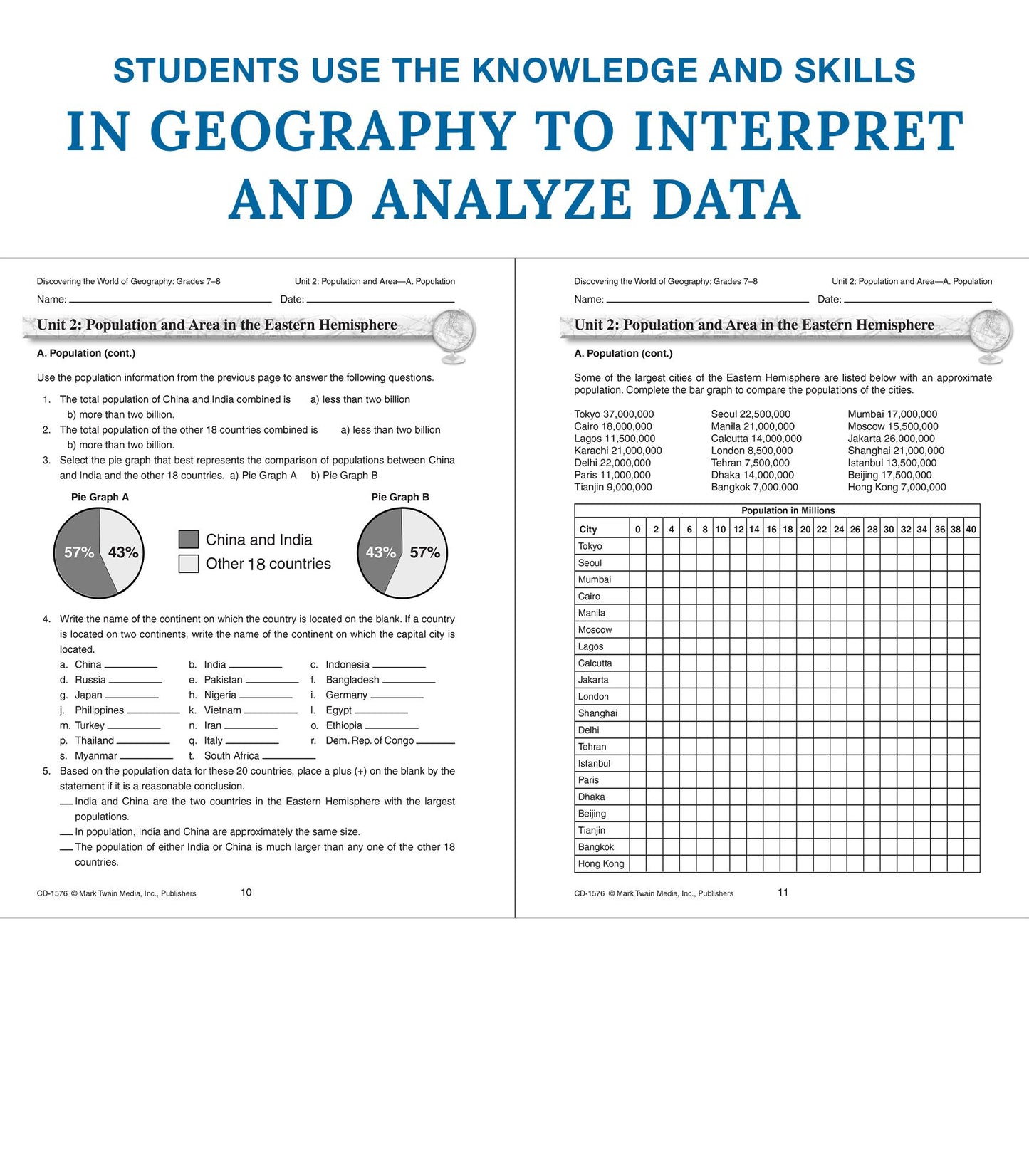 Discovering the World of Geography: Includes Selected National Geography Standards (Grades 7-8)
