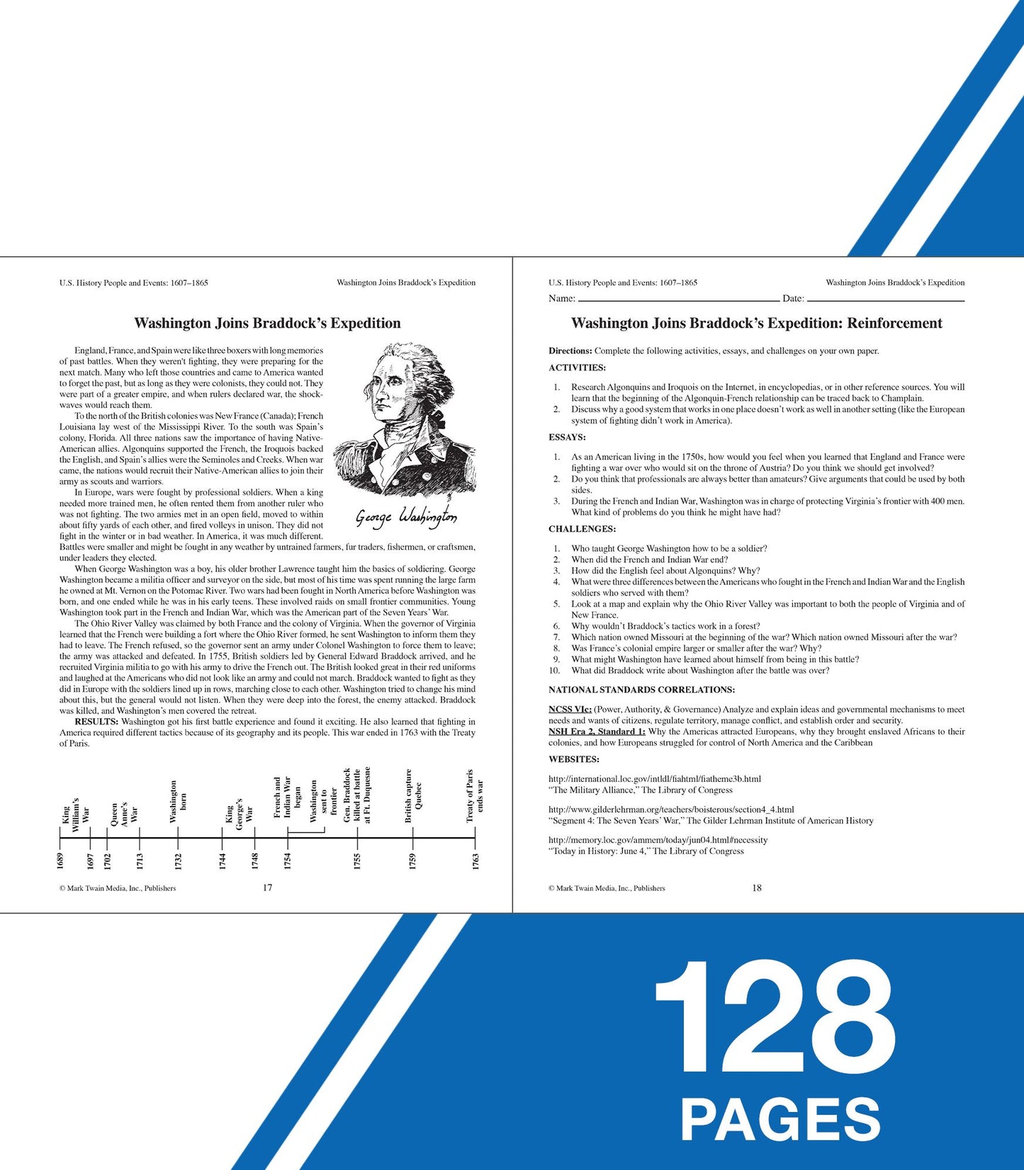 U. S. History, People and Events, 1607-1865