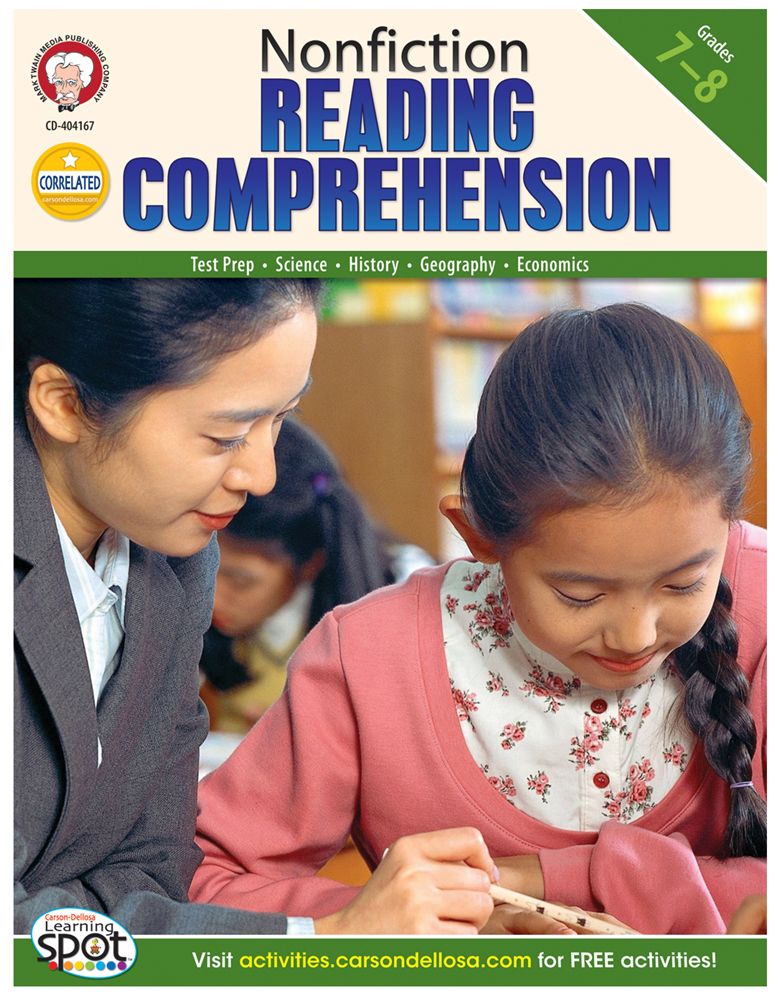 Nonfiction Reading Comprehension , Grades 7-8