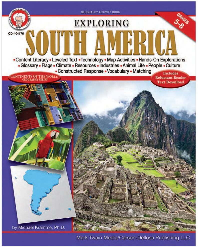 Exploring South America, Grades 5-8