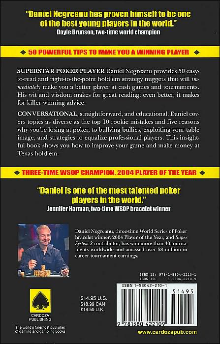 Hold'em Wisdom for All Players: 50 Powerful Tips to Make you a Winning Player