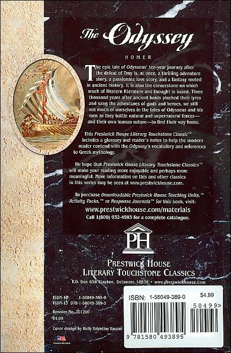 The Odyssey (Prestwick House Literary Touchstone Classics Series)