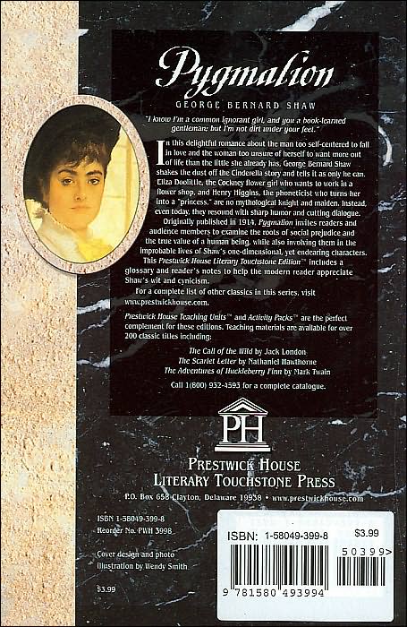 Pygmalion (Prestwick House Literary Touchstone Press Series)
