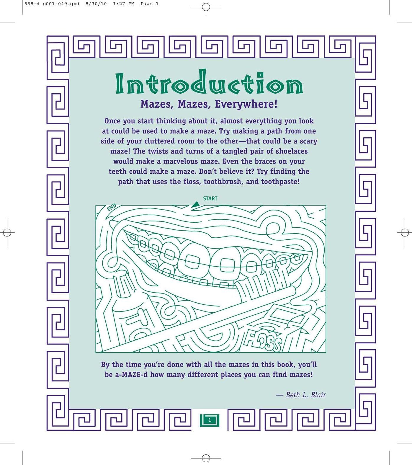 The Everything Kids' Mazes Book: Twist, Squirm, and Wind Your Way Through Subways, Museums, Monster Lairs, and Tombs