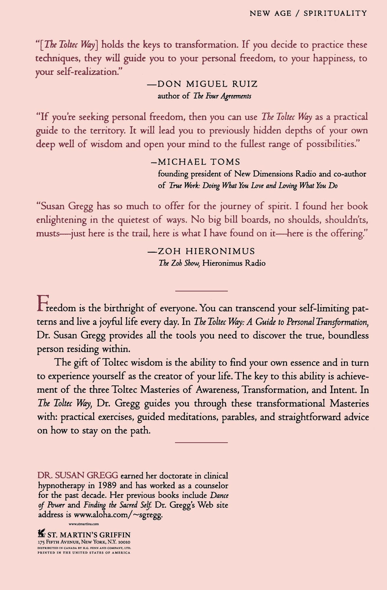 The Toltec Way: A Guide to Personal Transformation