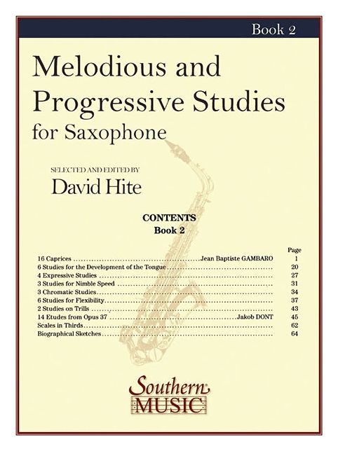 Melodious and Progressive Studies, Book 2: for Saxophone
