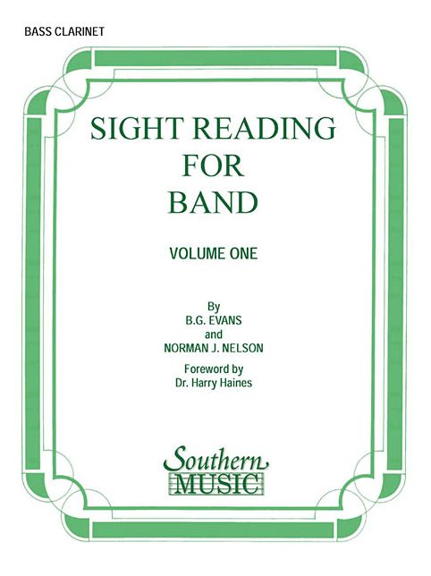 Sight Reading for Band, Book 1: Bass Clarinet
