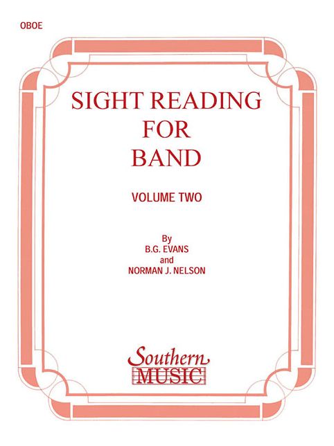 Sight Reading for Band, Book 2: Oboe