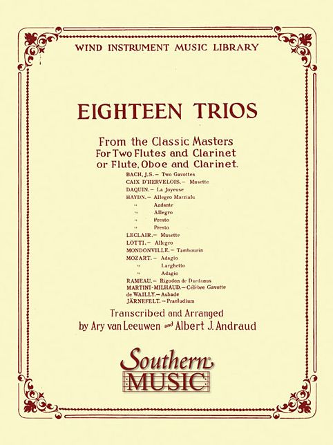 18 Trios (Complete) from Classic Master: Woodwind Trio
