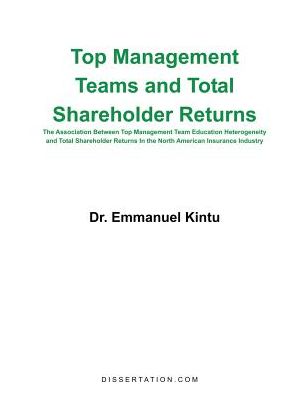 Top Management Teams And Total Shareholder Returns