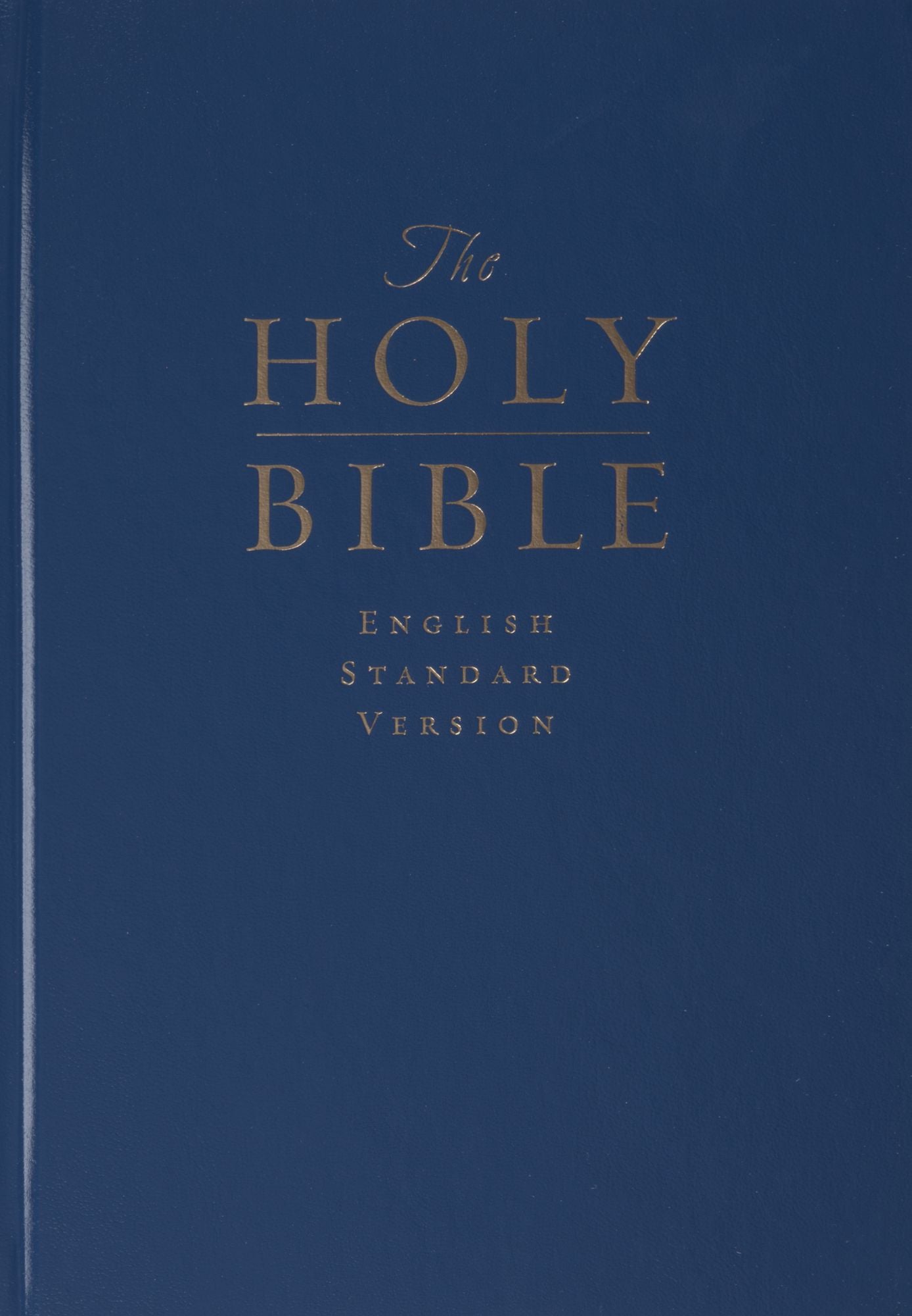Holy Bible ESV: Pew and Worship Bible Navy Blue