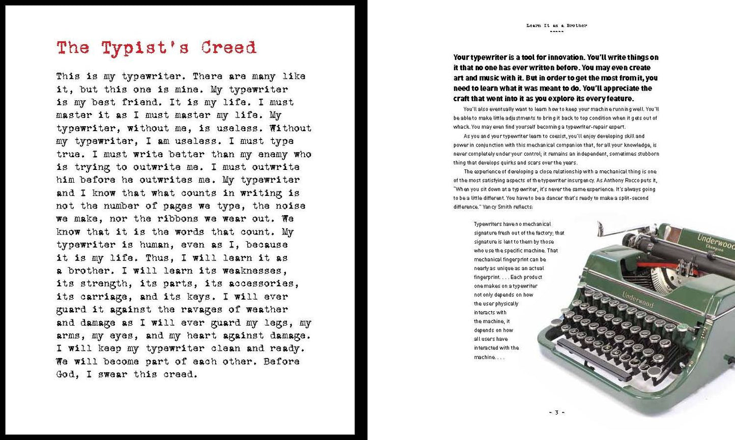 The Typewriter Revolution: A Typist's Companion for the 21st Century