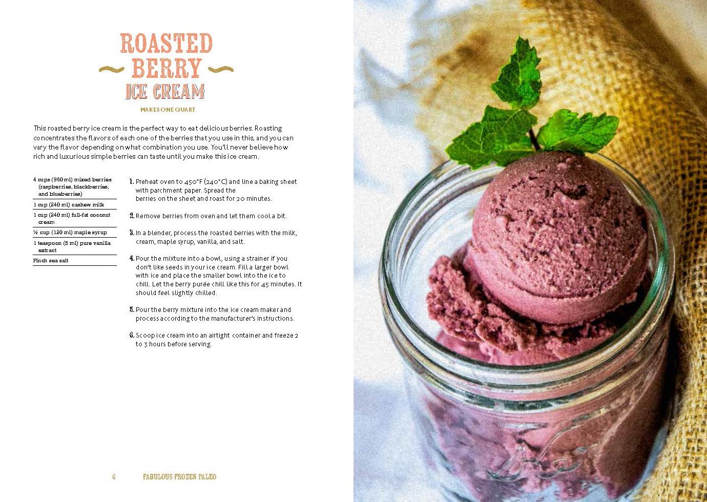 Frozen Paleo: Dairy-Free Ice Cream, Pops, Pies, Granitas, Sorbets, and More