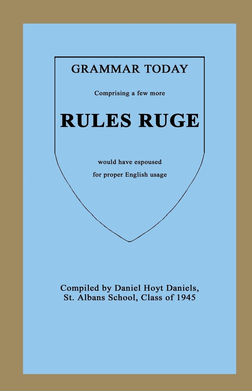 Grammar Today - Rules Ruge