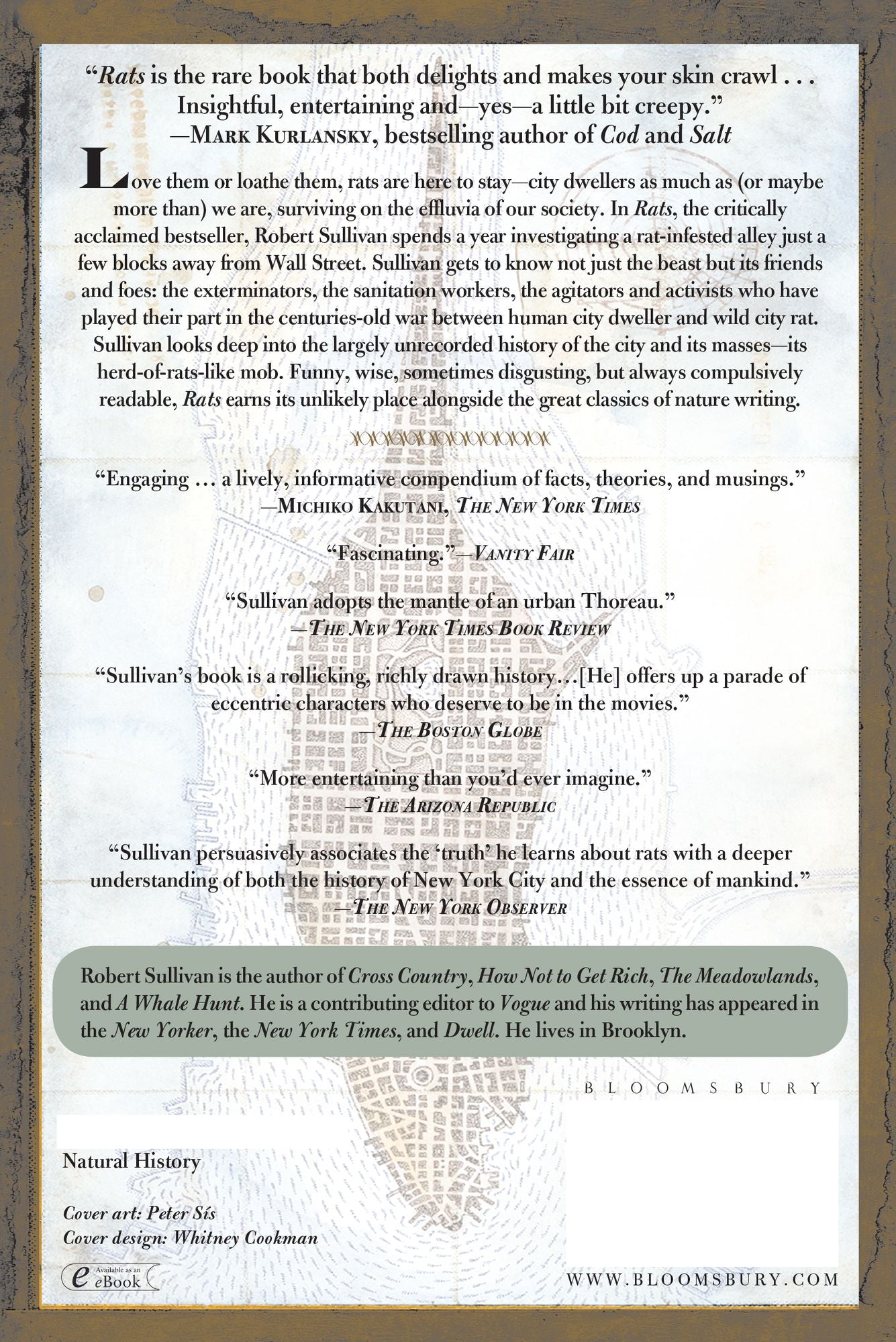 Rats: Observations on the History and Habitat of the City's Most Unwanted Inhabitants
