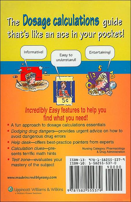 Dosage Calculations: An Incredibly Easy! Pocket Guide