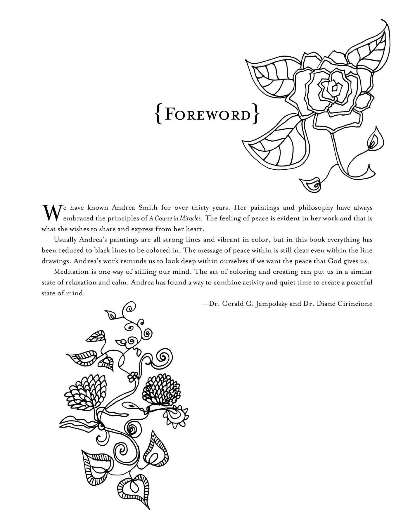 A Coloring Book Based on a Course in Miracles