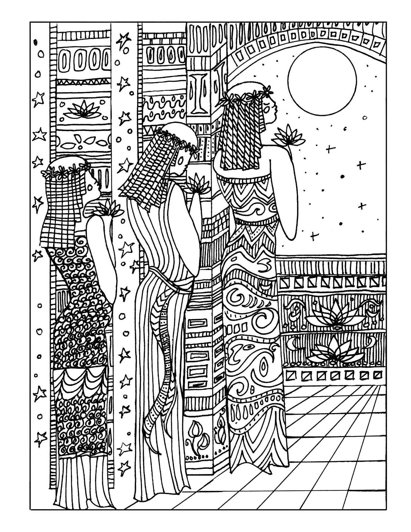 A Coloring Book Based on a Course in Miracles
