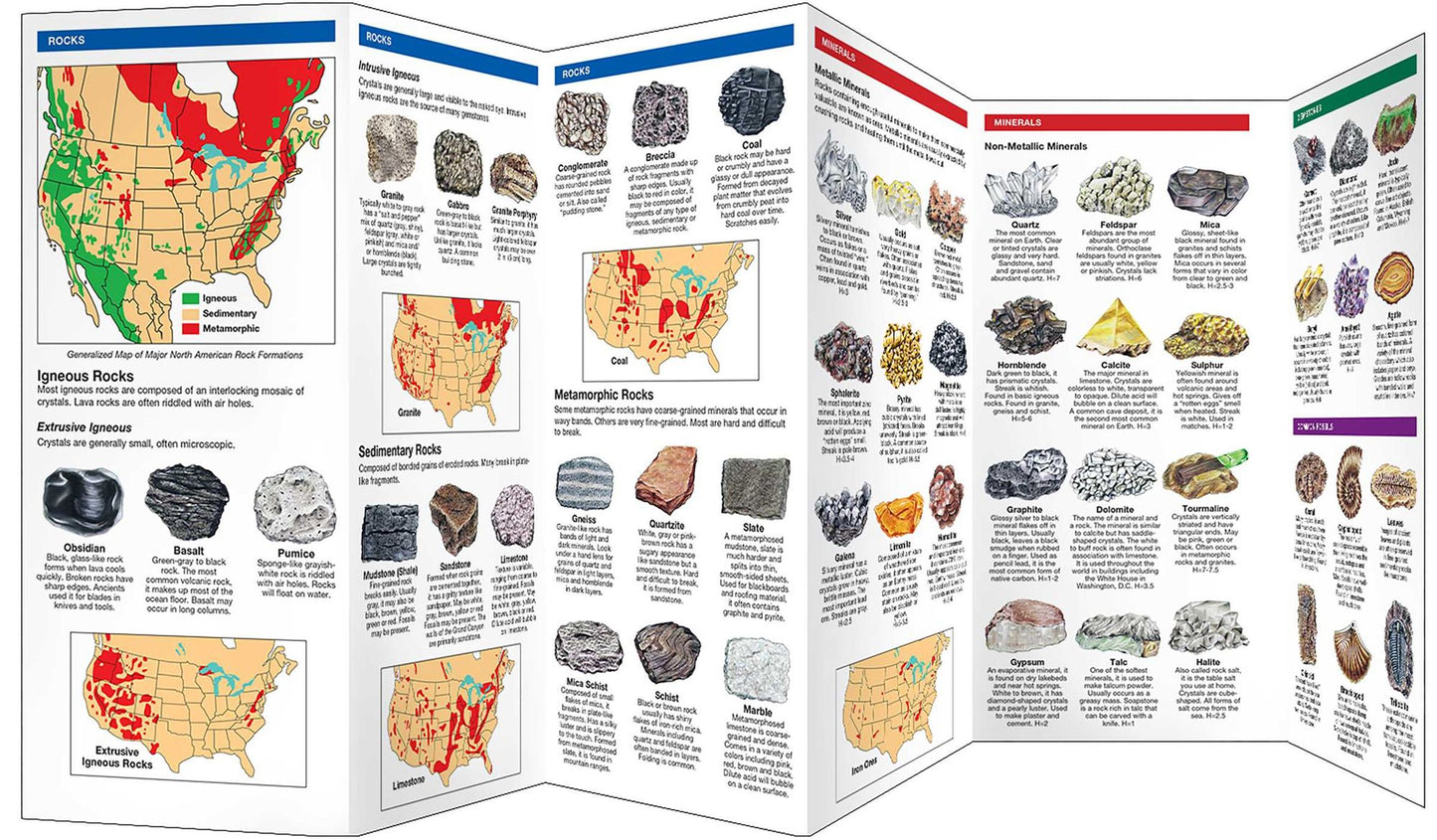 Geology: An Introduction to Familiar Rocks, Minerals, Gemstones and Fossils