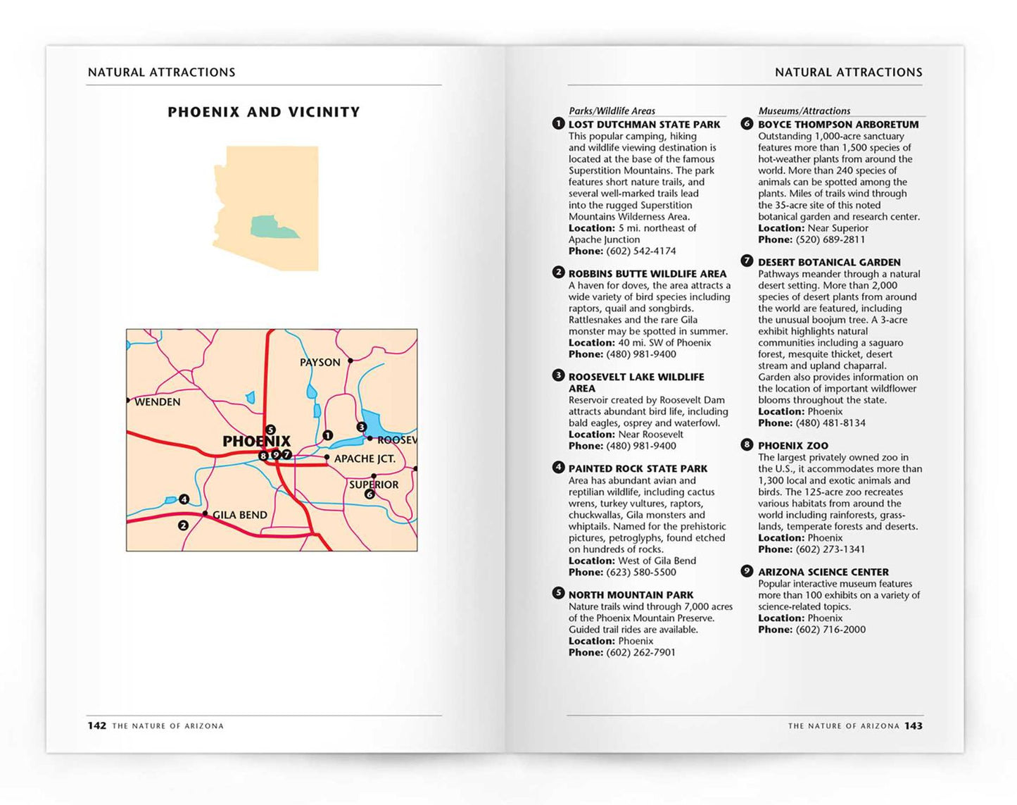 The Nature of Arizona: An Introduction to Familiar Plants and Animals and Natural Attractions