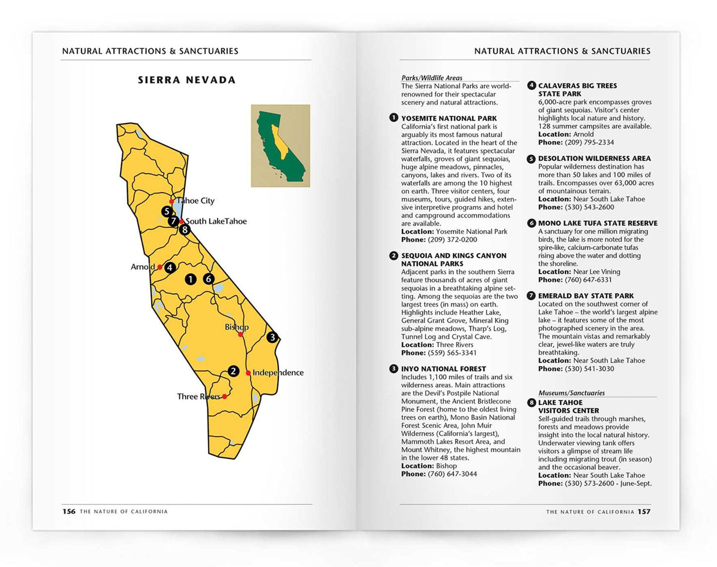 The Nature of California: An Introduction to Familiar Plants and Animals and Natural Attractions