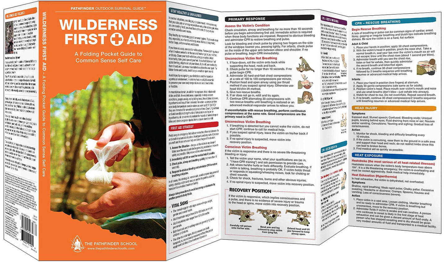 Wilderness First Aid: A Waterproof Pocket Guide to Common Sense Self Care