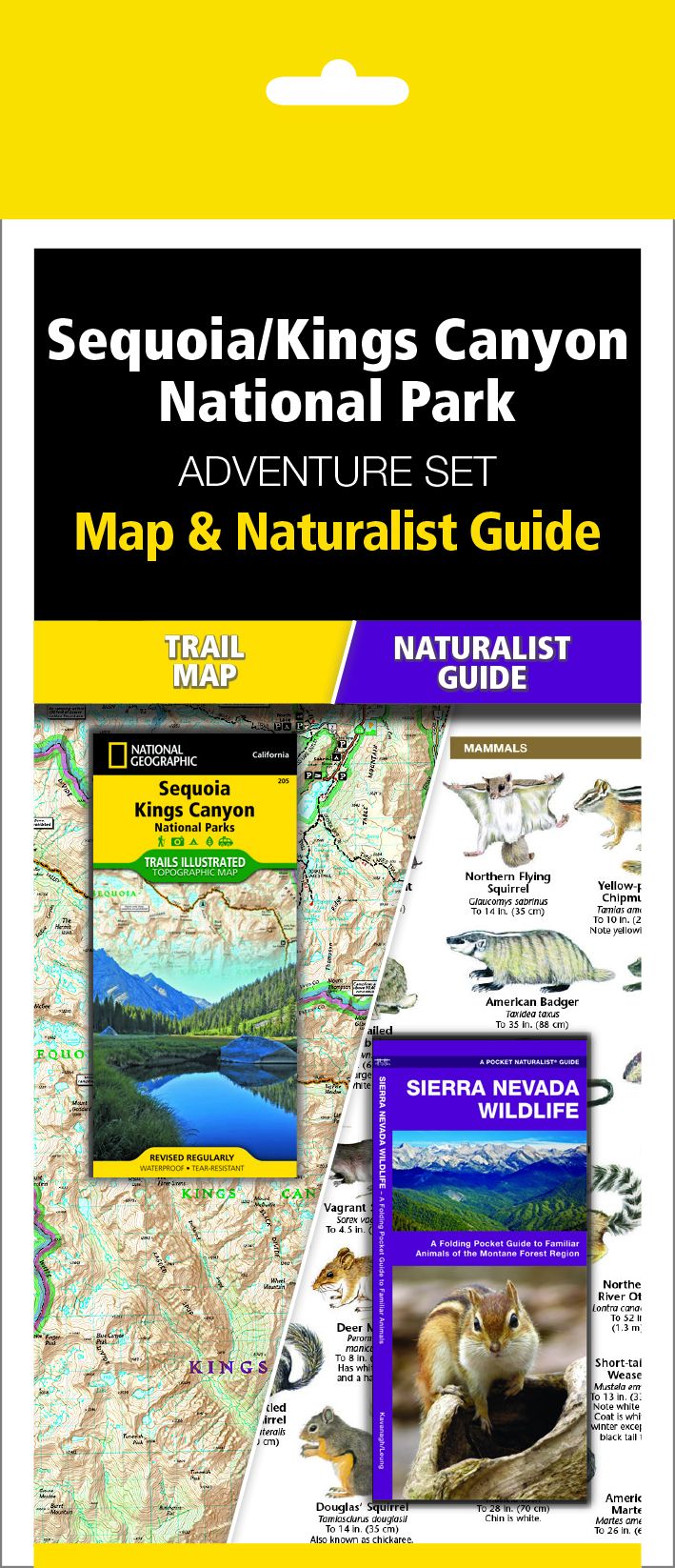 Sequoia/Kings Canyon National Park Adventure Set: Map & Naturalist Guide