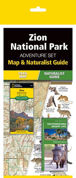 Zion National Park Adventure Set: Map & Naturalist Guide