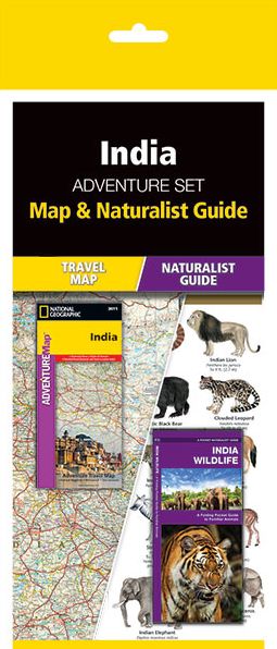 India Adventure Set: Map & Naturalist Guide