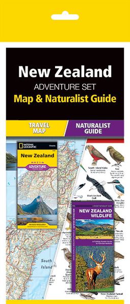 New Zealand Adventure Set: Map & Naturalist Guide