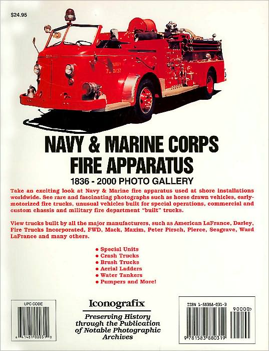 Navy & Marine Corps Fire Apparatus: 1836-2000 Photo Gallery