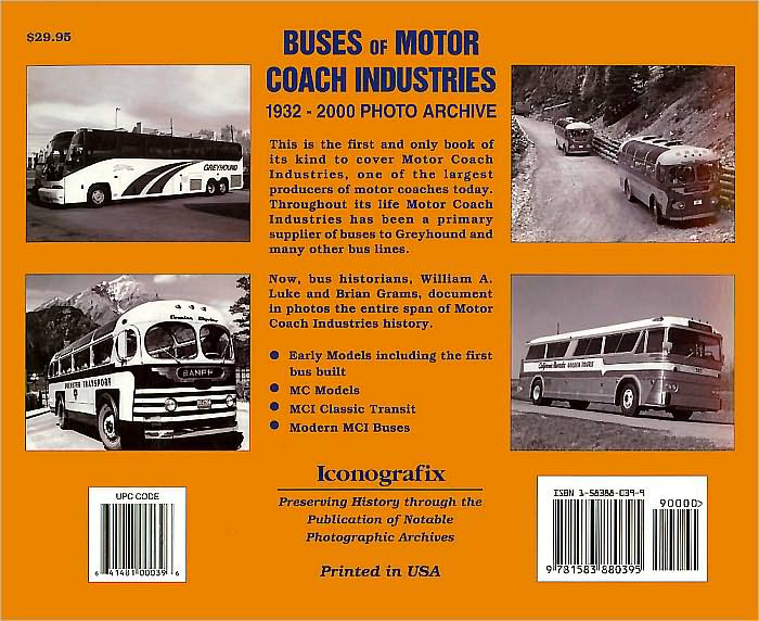 Buses of Motor Coach Industries: 1932-2000 Photo Archive