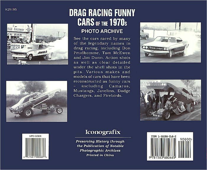 Drag Racing Funny Cars of the 1970s: Photo Archive